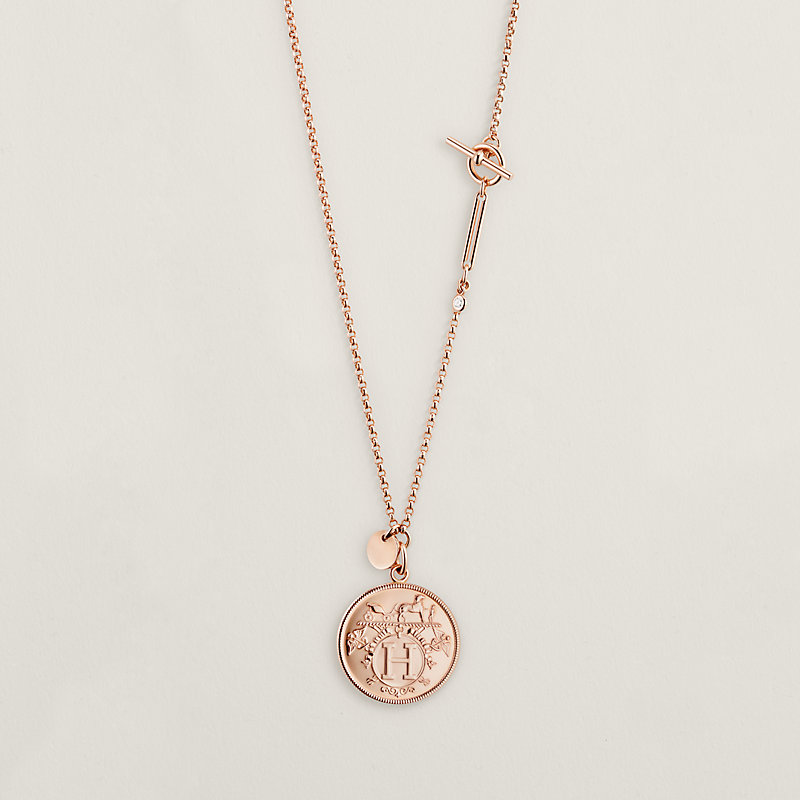 【HERMES】★Pendentif Ex-Libris, petit modele ネックレス Hermès Ex-Libris pendant, small model | Hermès Canada